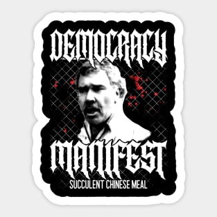 Democracy Manifest HxC Sticker